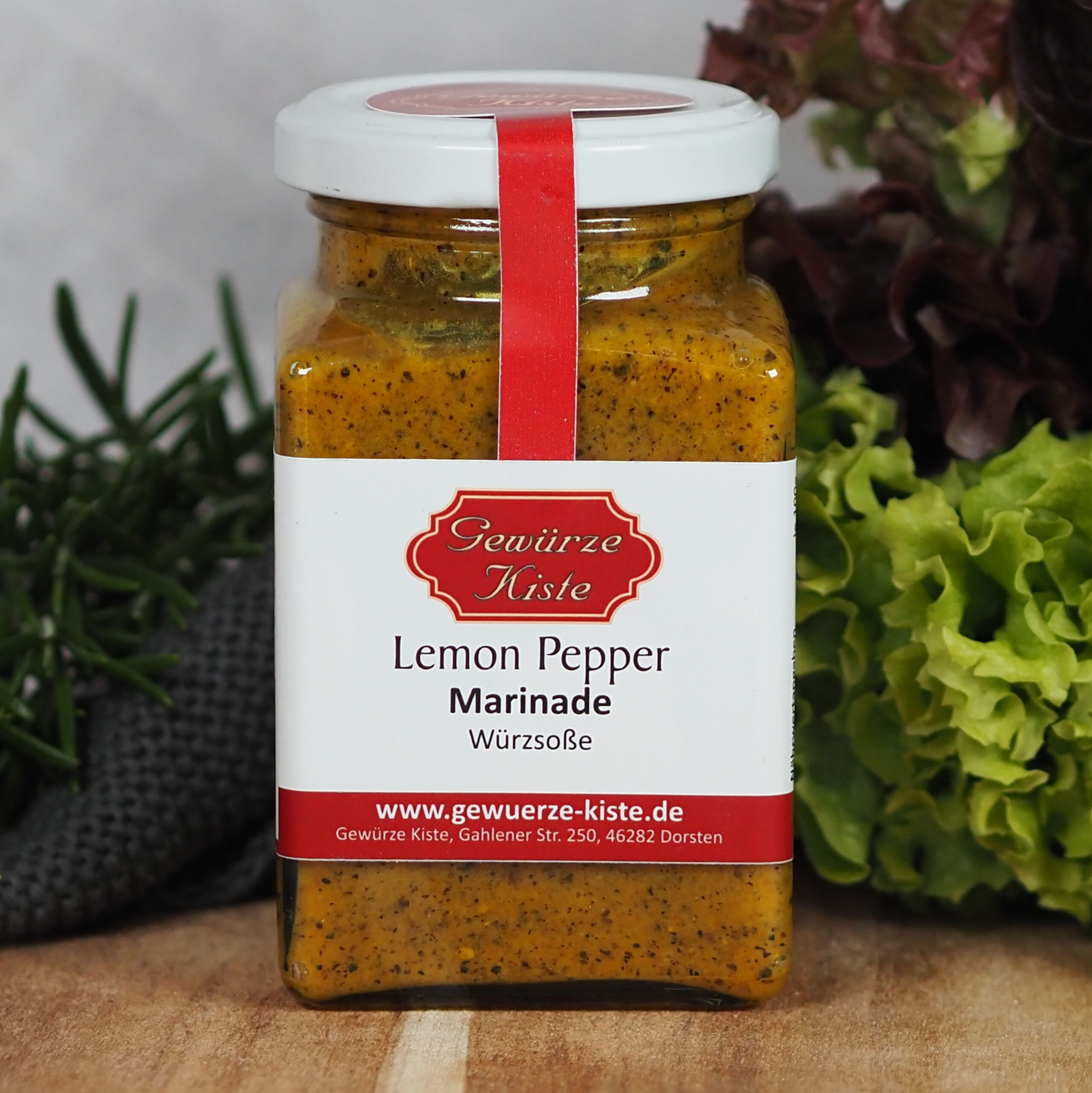 Lemon Pepper Marinade Zitronen Pfeffer Marinade für Fisch Fleisch und Grillgerichte