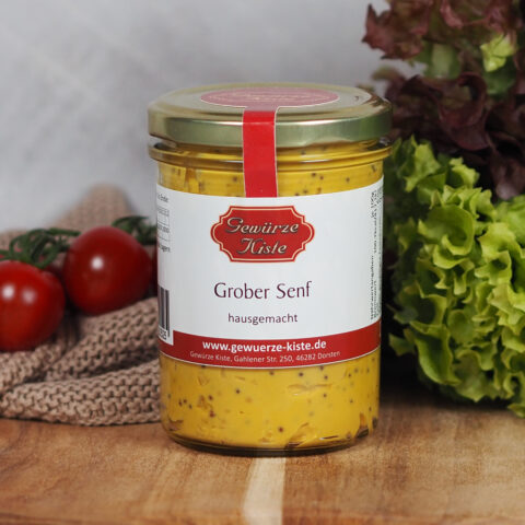 Ein Glas Grober Senf