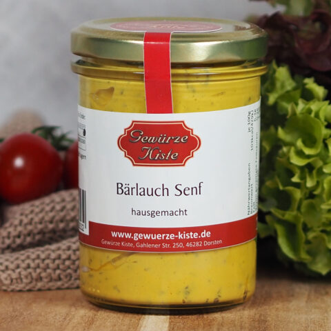 Bärlauch Senf – würzige Senfspezialität mit aromatischem Bärlauch