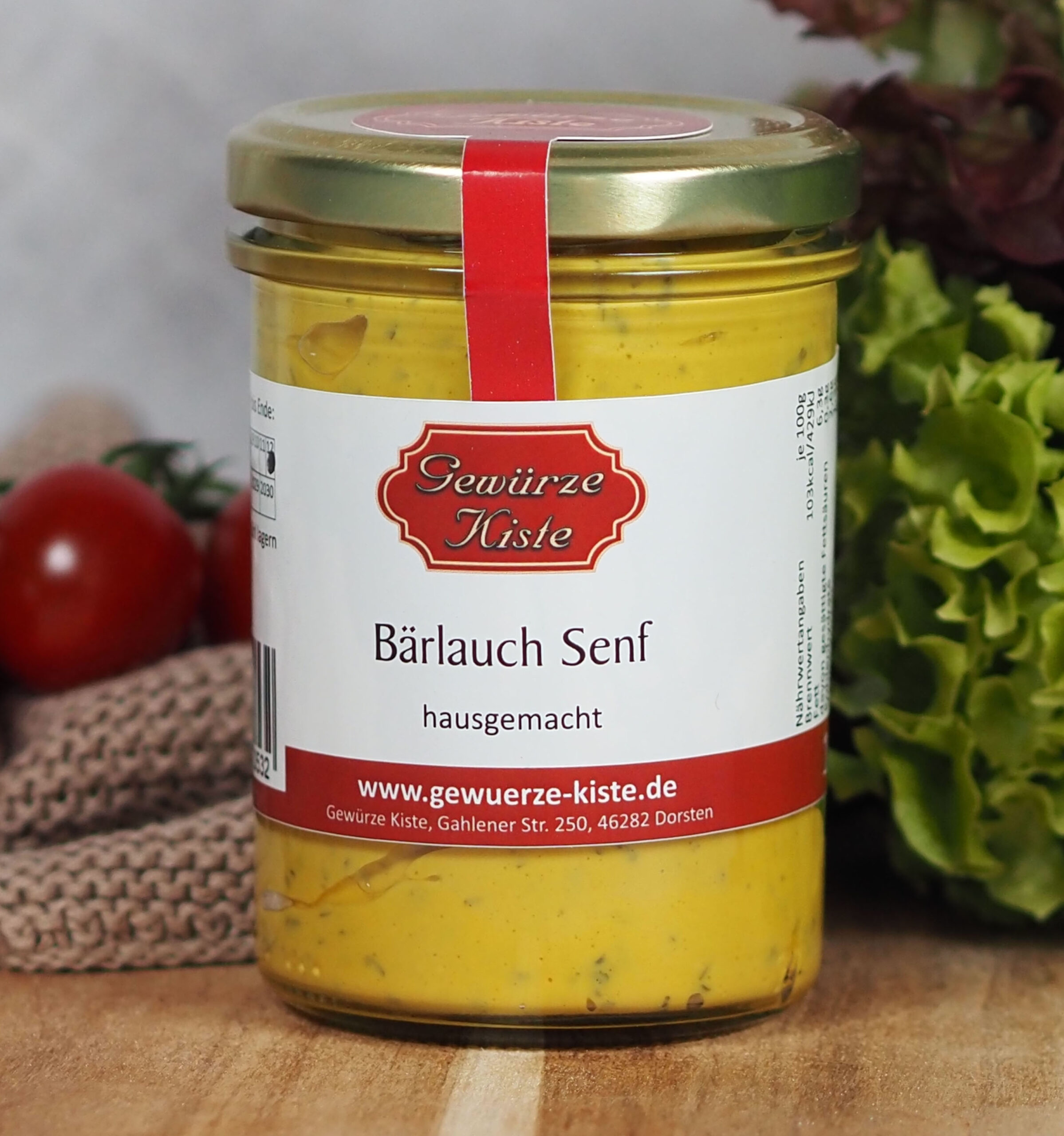 Bärlauch Senf – würzige Senfspezialität mit aromatischem Bärlauch