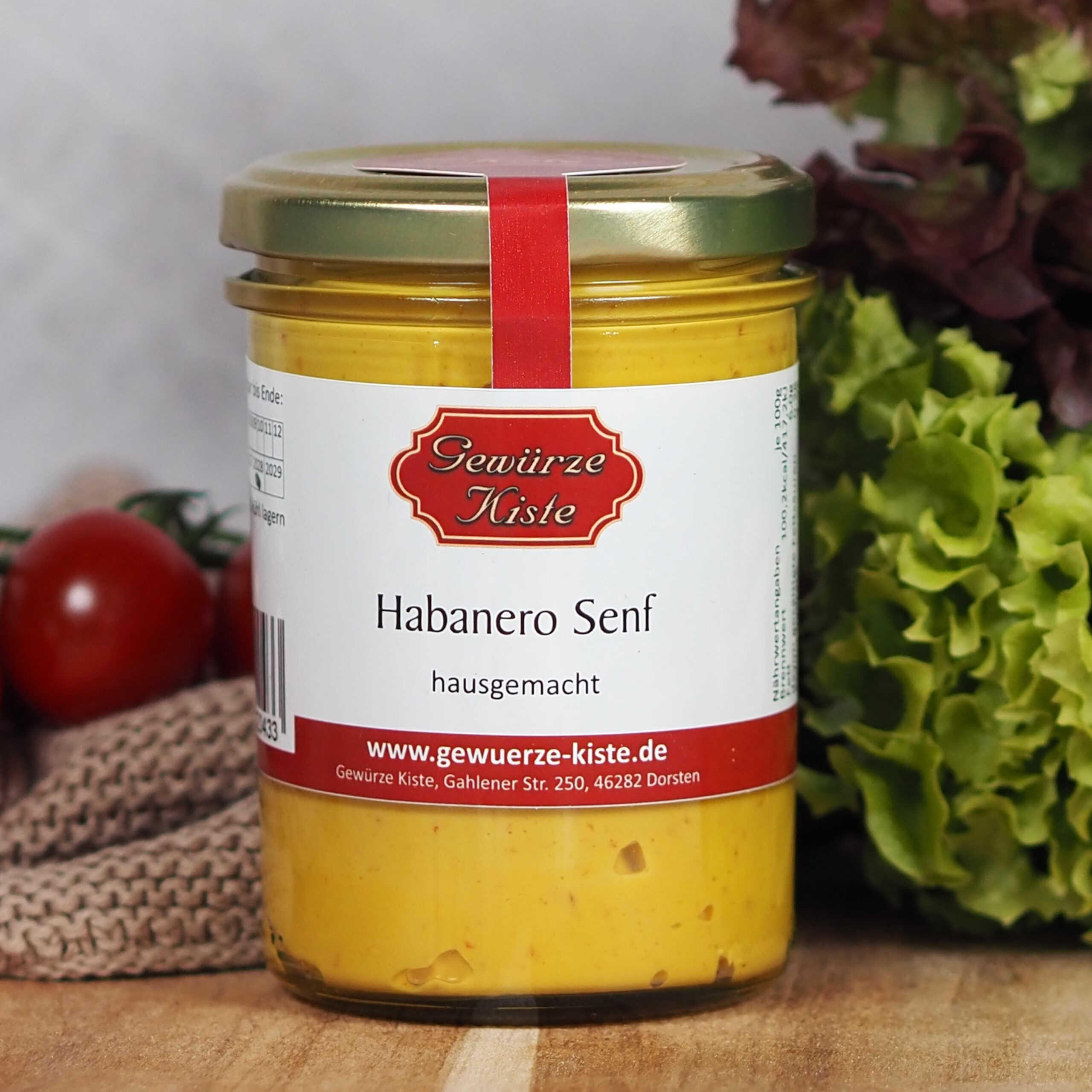 Habanero Senf – extra scharfe Senfspezialität mit Habanero
