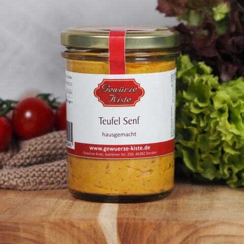 Teufel Senf im Gals