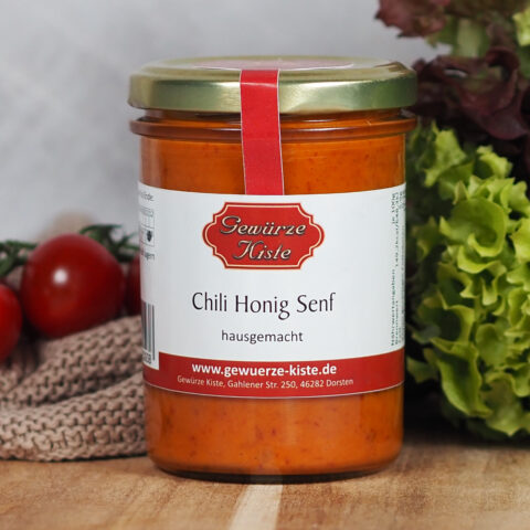Chili Honig Senf – süß-scharfe Senfspezialität mit Chili und Honig