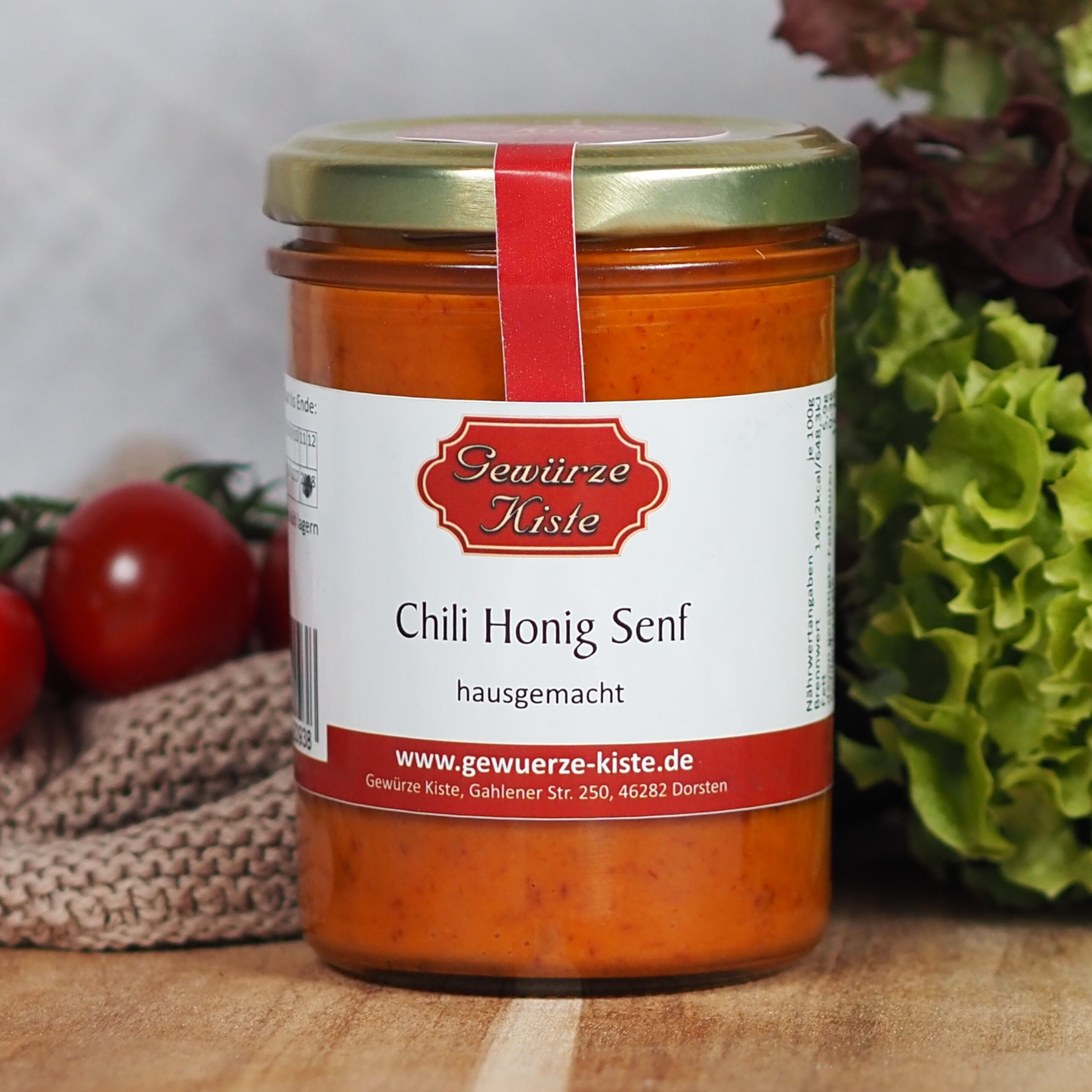 Chili Honig Senf – süß-scharfe Senfspezialität mit Chili und Honig