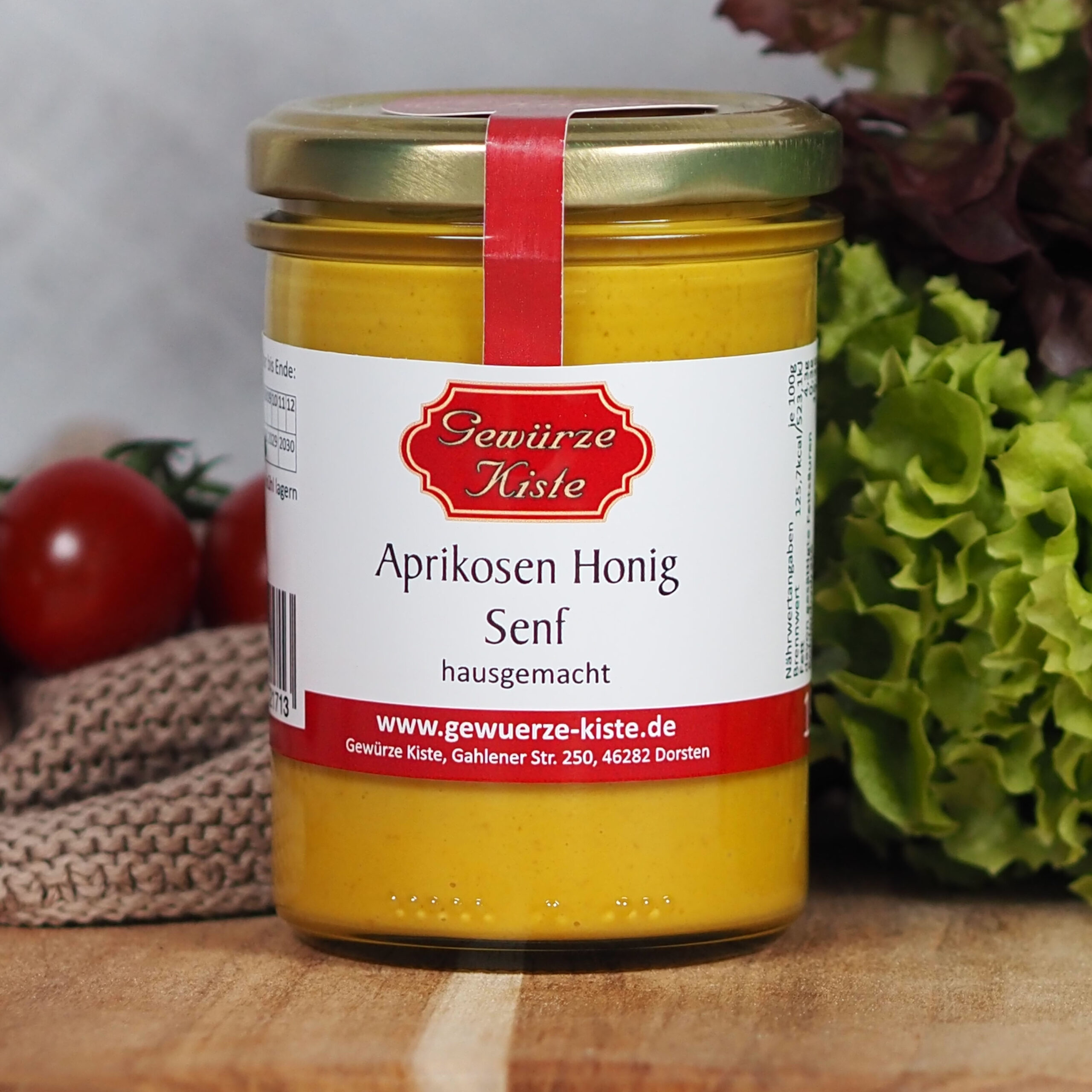 Aprikose Honig Senf – fruchtige Senfspezialität mit Aprikose und Honig