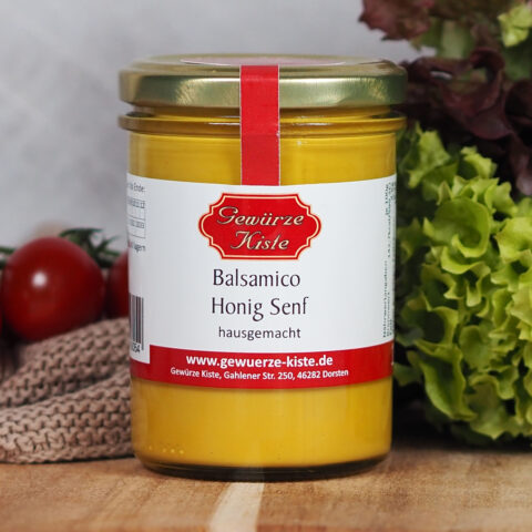 Balsamico Honig Senf – würzige Senfspezialität mit Honig und Balsamico