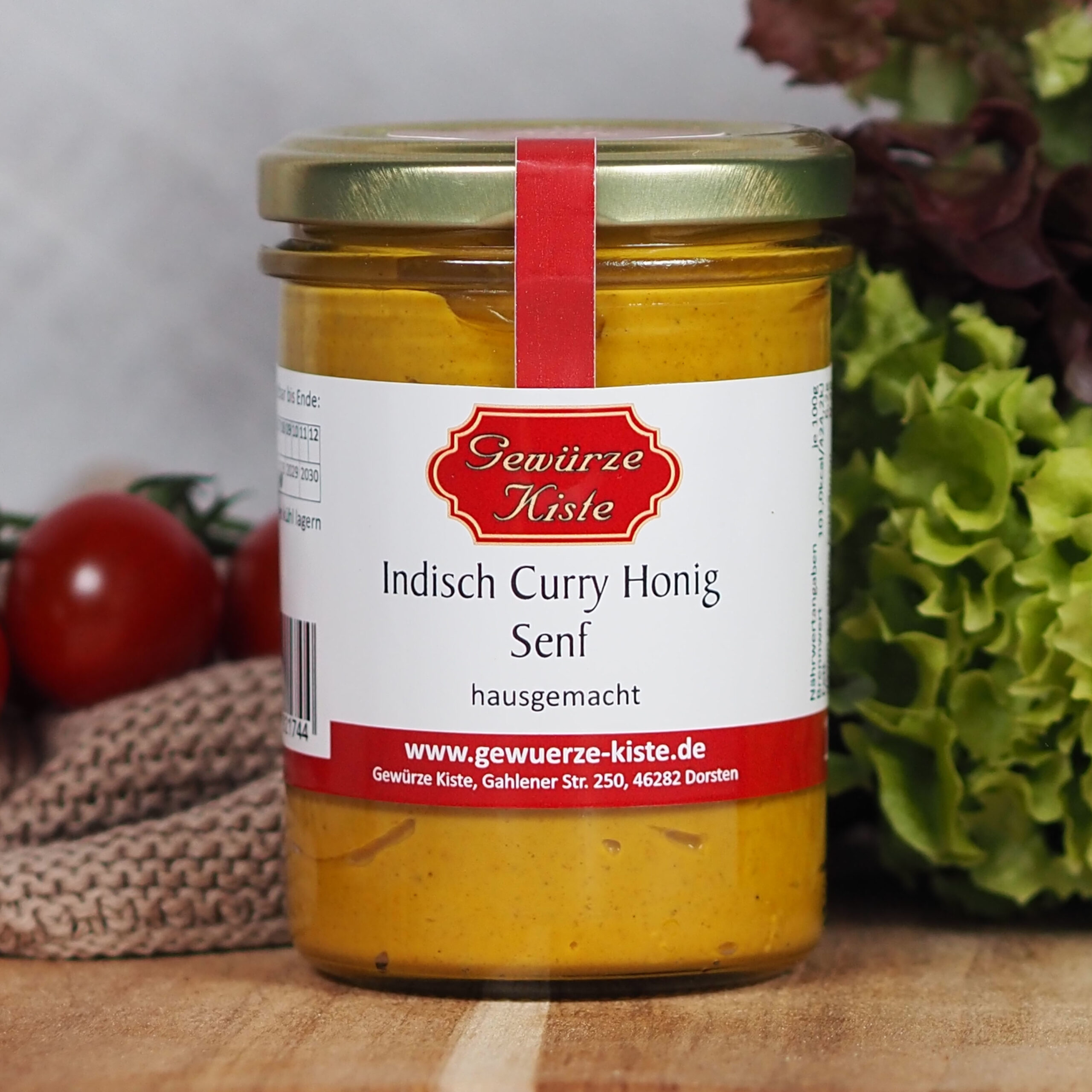 Indisch Curry Honig Senf – würzige Senfspezialität mit Curry und Honig
