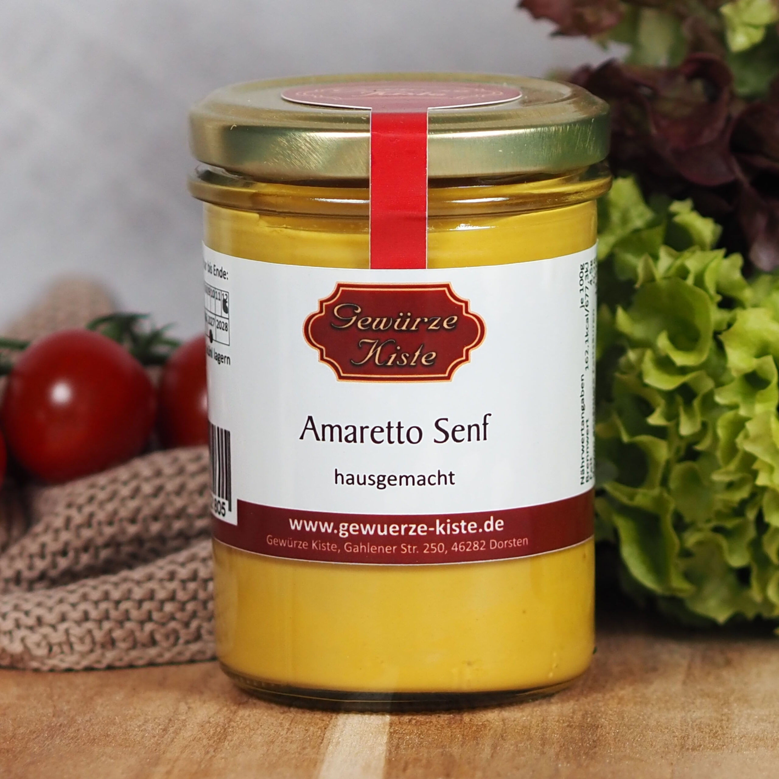 Amaretto Senf – aromatische Senfspezialität mit feiner Amaretto-Note