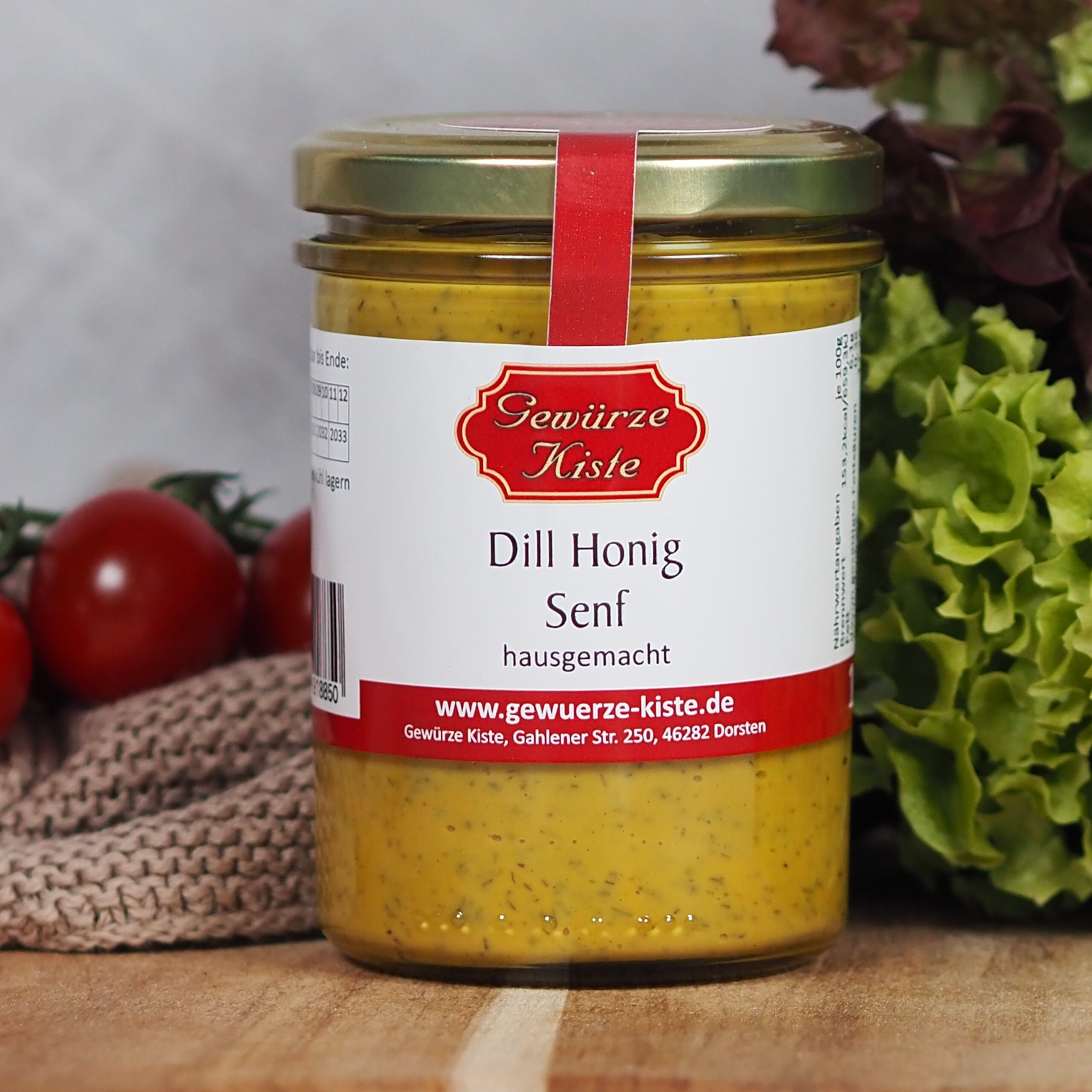 Dill Honig Senf – feinwürzige Senfspezialität mit Honig und Dill