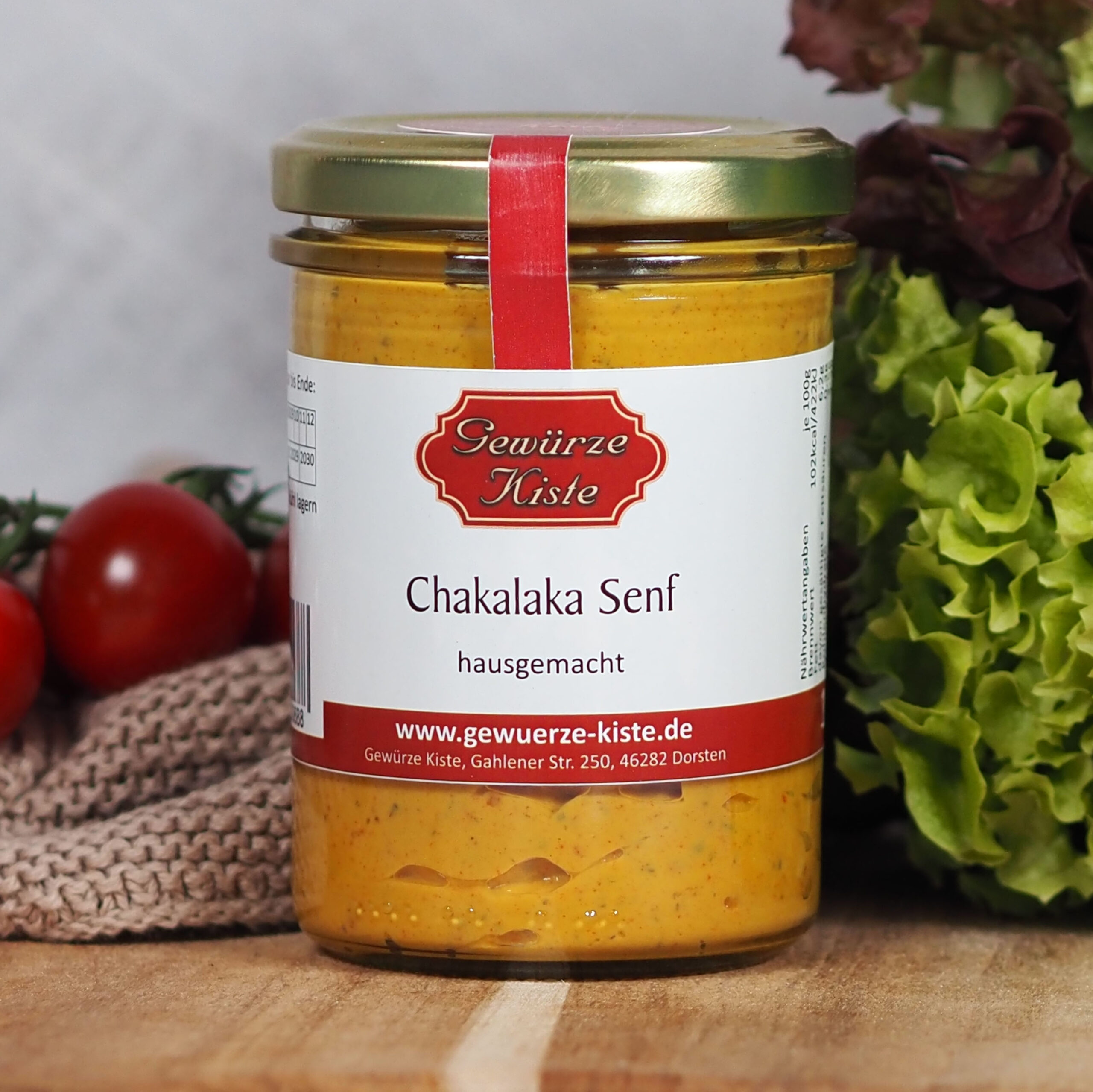 Chakalaka Senf – würzig-aromatische Senfspezialität mit Chakalaka