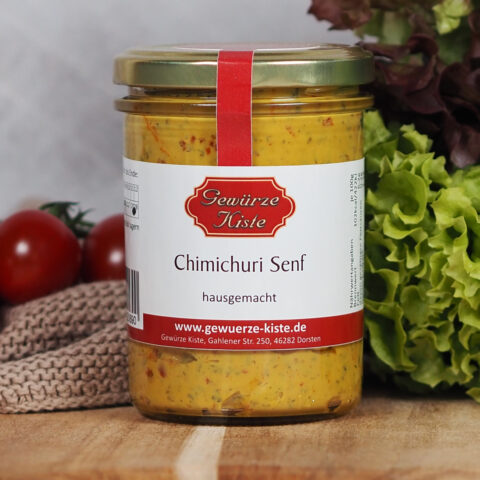 Chimichurri Senf – würzige Senfspezialität mit Kräutern