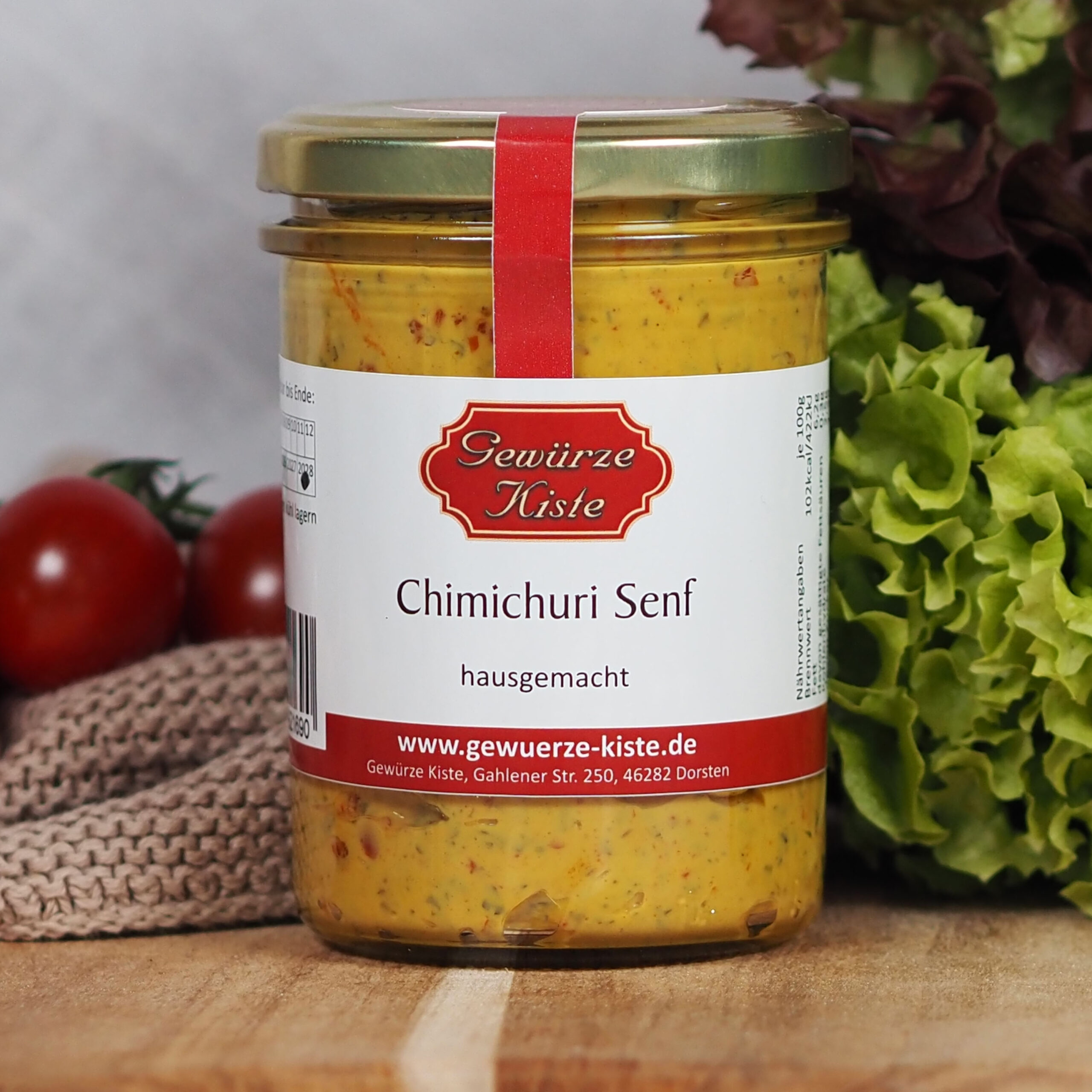 Chimichurri Senf – würzige Senfspezialität mit Kräutern