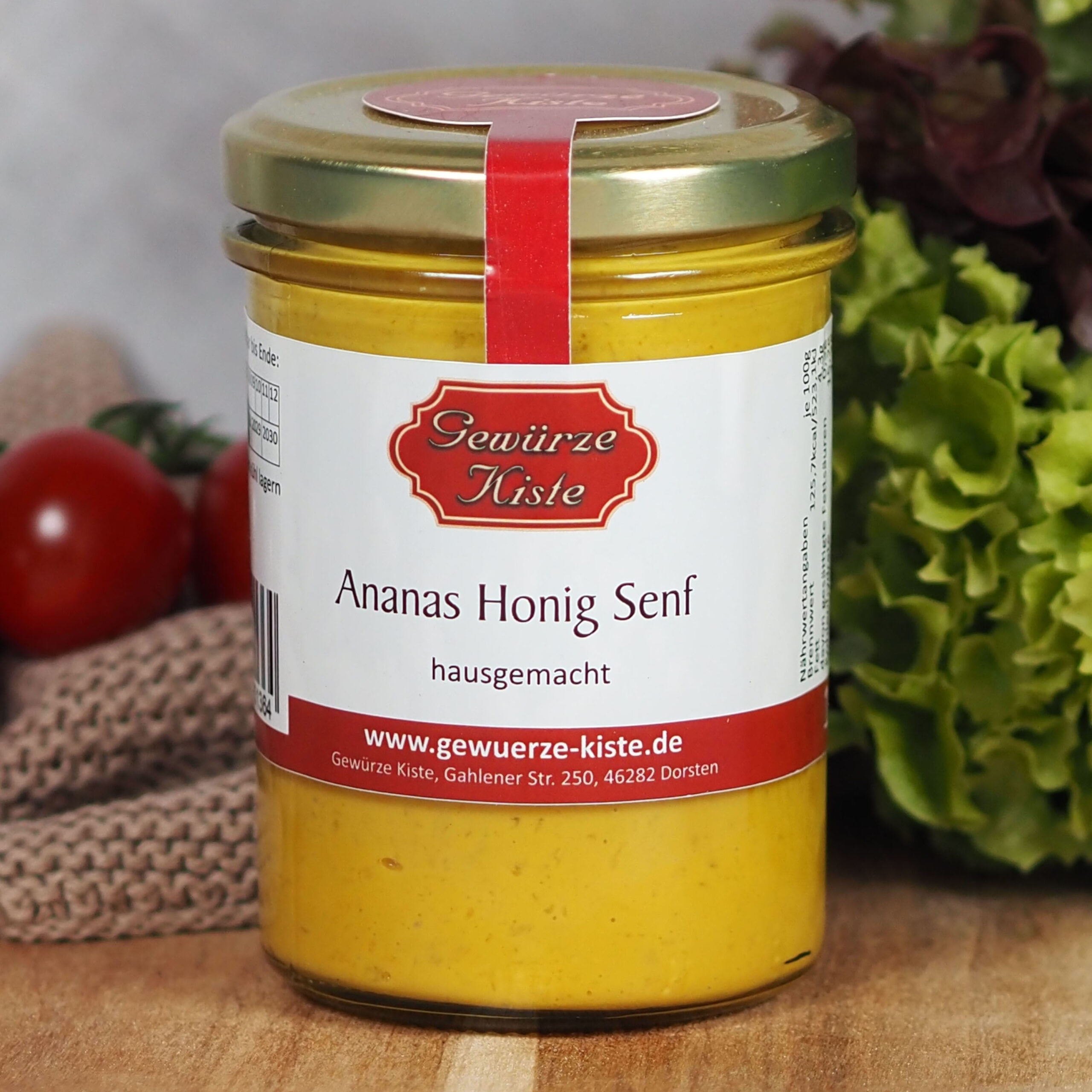 Ananas Honig Senf – fruchtige Senfspezialität mit Ananas und Honig